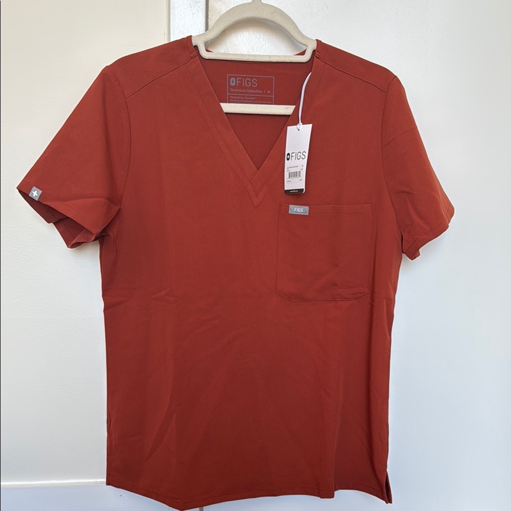 FIGS catarina terracotta scrub top